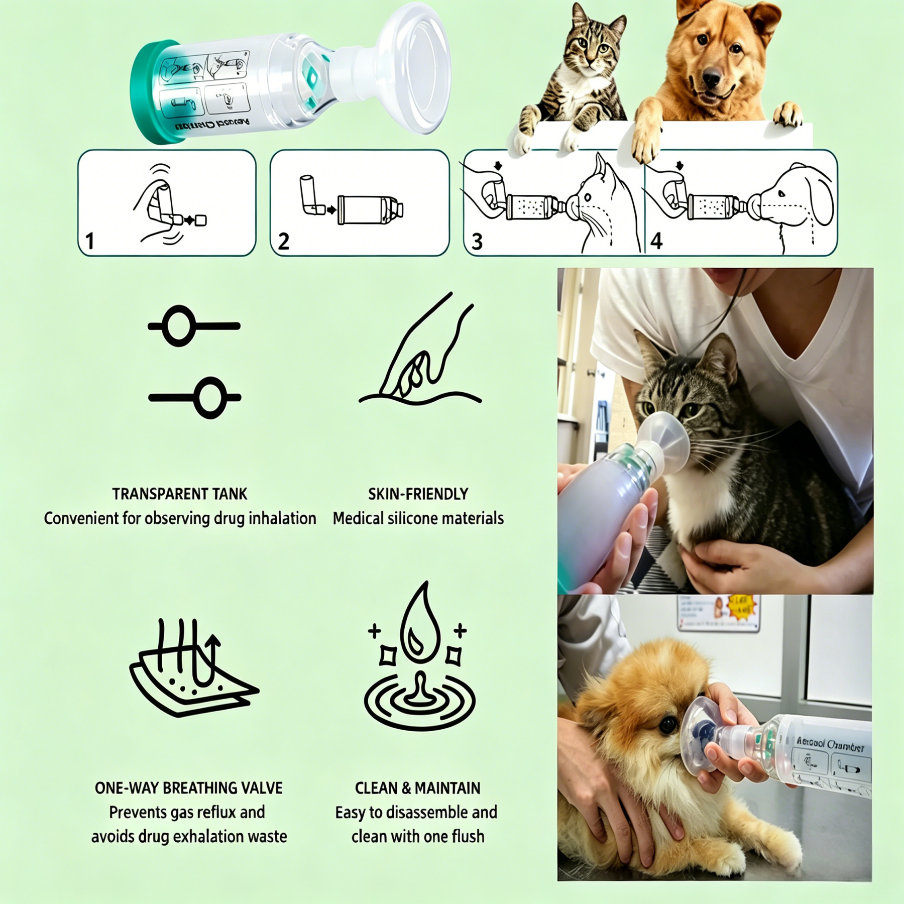 当社では動物用エアゾールチャ​​ンバーの量産を開始し、国内外から継続的に受注をいただいております。